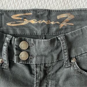 Seven 7 Low Rise Womens Jean Black Size‎ 27